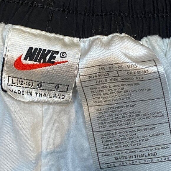 Vintage‎ 90s Womens Nike Black Track Pants Cotton Lined Side Zip Large 12/14 - Picture 3 of 7